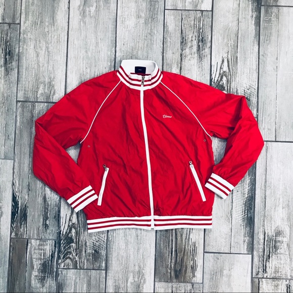 Ellesse Jackets & Blazers - Retro Striped Red Ellesse Jacket Made in Italy